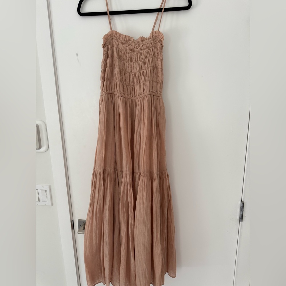 Joie Blush Smocked Dress